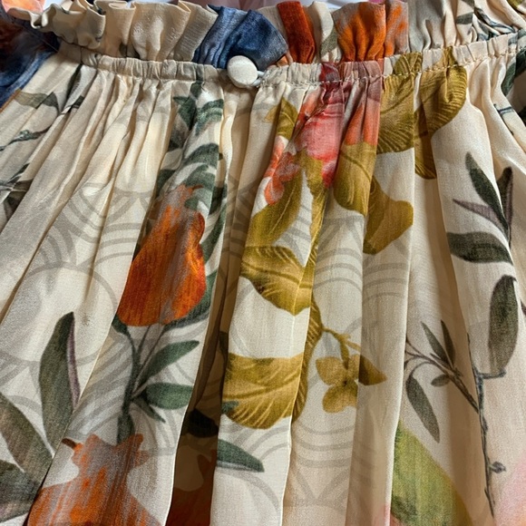 New Anthropologie Siddhartha Bansal Ruffled Tie-Neck Dress small - Picture 13 of 16